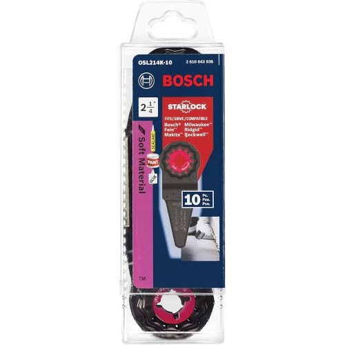  Bosch OSL214K-10 2.25 In. Starlock Oscillating Multi-Tool Knife