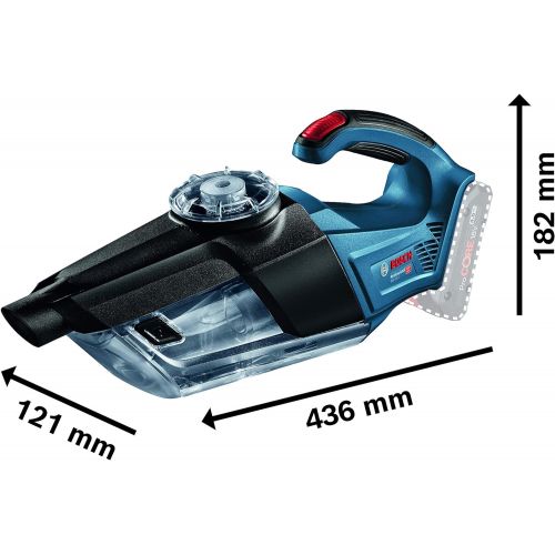  Bosch GAS 18V-1 Professional Cordless Vacuum Cleaner / Cleaning Performance Redefined! With new rotational airflow technology ( Bare Tool Body Only)