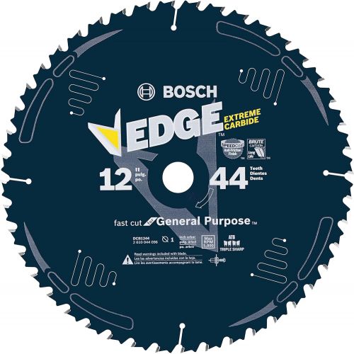  Bosch DCB1244 12 In. 44 Tooth Daredevil Table and Miter Saw Blade General Purpose