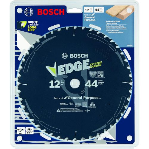  Bosch DCB1244 12 In. 44 Tooth Daredevil Table and Miter Saw Blade General Purpose