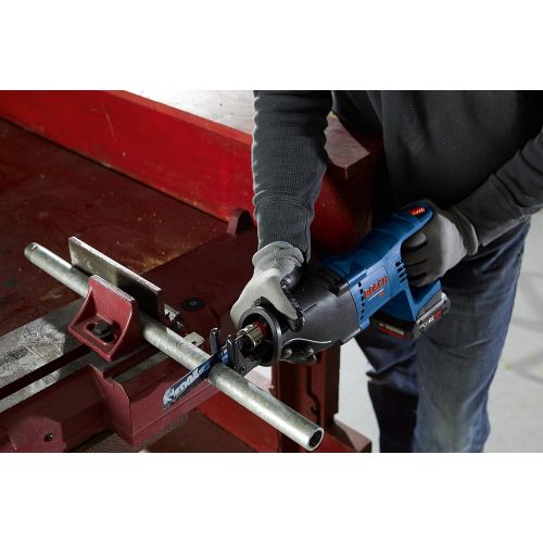  Bosch Power Tools Reciprocating Saw Kit - CRS180-B15 18V D-Handle Saw w/ (1) 4.0 Ah CORE Battery