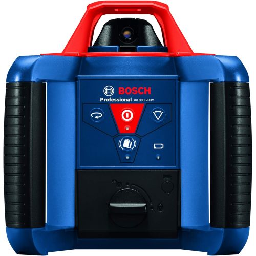  Bosch REVOLVE900 GRL900-20HVK Exterior 1000ft Range Horizontal/Vertical Self-Leveling Cordless Rotary Laser Kit with Tripod, 8ft Grade Rod and Laser Receiver