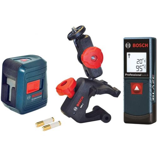  BOSCH Laser Measure and Self-Leveling Cross-Line Combo Kit