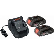 Bosch SKC181-02 18-Volt Lithium-Ion Starter Kit with (2) 2.0 Ah Batteries and Charger