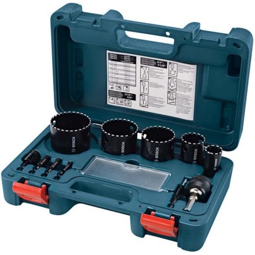  Bosch HDG11 11-Piece Diamond Hole Saw Set