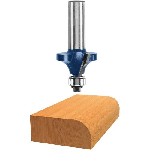  Bosch RBS010 1/2-Inch and 1/4-Inch Shank Carbide-Tipped All-Purpose Professional Router Bit Set, 10-Piece