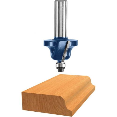  Bosch RBS010 1/2-Inch and 1/4-Inch Shank Carbide-Tipped All-Purpose Professional Router Bit Set, 10-Piece