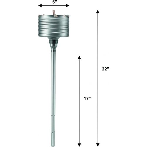  Bosch 5-Inch x 17-Inch x 22-Inch SDS-Max Rotary Hammer Core Bit, HC8575