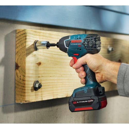  Bosch Bare-Tool 25618B 18-Volt Lithium-Ion 1/4-Inch Hex Impact Driver,Blue