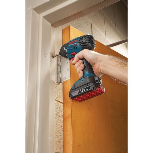  Bosch Bare-Tool 25618B 18-Volt Lithium-Ion 1/4-Inch Hex Impact Driver,Blue