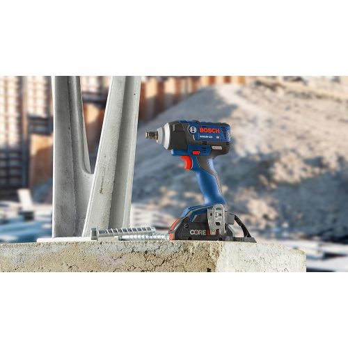  Bosch GDS18V-221N 18V EC Brushless 1/2 In. Impact Wrench with Friction Ring and Thru-Hole (Bare Tool)