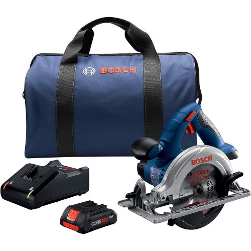  Bosch CCS180-B15 18V 6-1/2 In. Circular Saw Kit with (1) CORE18V 4.0 Ah Compact Battery