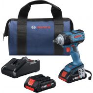 Bosch GDS18V-221B25 18V EC Brushless 1/2 In. Impact Wrench Kit with (2) CORE18V 4.0 Ah Compact Batteries