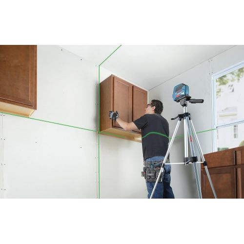  Bosch 75 Green-Beam Self-Leveling Cross-Line Laser GLL75-40G