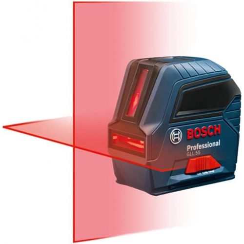  Bosch Self-Leveling Cross-Line Red-Beam Laser Level GLL 55