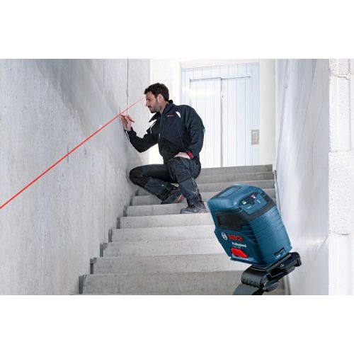  Bosch Self-Leveling Cross-Line Red-Beam Laser Level GLL 55