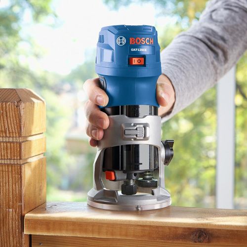  Bosch GKF125CEPK Colt 1.25 HP (Max) Variable-Speed Palm Router Combination Kit