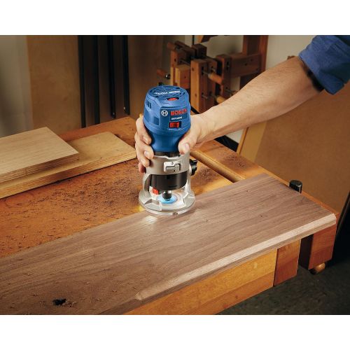  Bosch GKF125CEPK Colt 1.25 HP (Max) Variable-Speed Palm Router Combination Kit