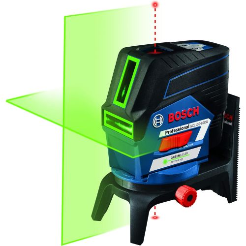  Bosch GCL100-80CG 12V Green-Beam Cross-Line Laser Level with Plumb Points
