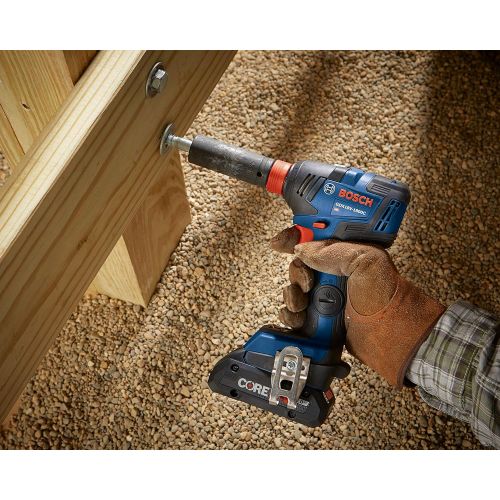  BOSCH GDX18V-1800CB15 Freak 18V EC Brushless Connected-Ready 1/4 In. and 1/2 In. Two-In-One Bit/Socket Impact Driver Kit with (1) CORE18V 4.0 Ah Compact Battery