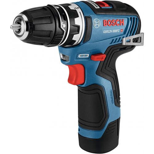  Bosch GSR12V-300FCB22 12V Max EC Brushless Flexiclick 5-In-1 Drill/Driver System with (2) 2.0 Ah Batteries