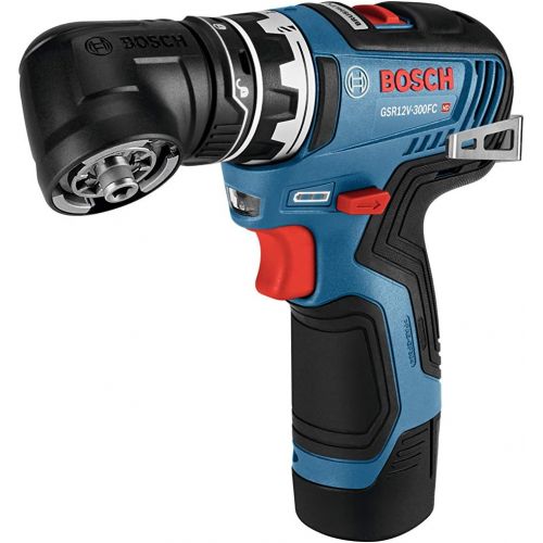  Bosch GSR12V-300FCB22 12V Max EC Brushless Flexiclick 5-In-1 Drill/Driver System with (2) 2.0 Ah Batteries