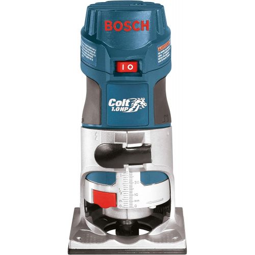  Bosch Router Tool, Colt 1-Horsepower 5.6 Amp Electronic Variable-Speed Palm Router PR20EVS