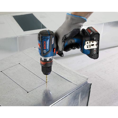  Bosch GSR18V-535FCB15 18V EC Brushless Connected-Ready Flexiclick 5-In-1 Drill/Driver System with (1) CORE18V 4.0 Ah Compact Battery