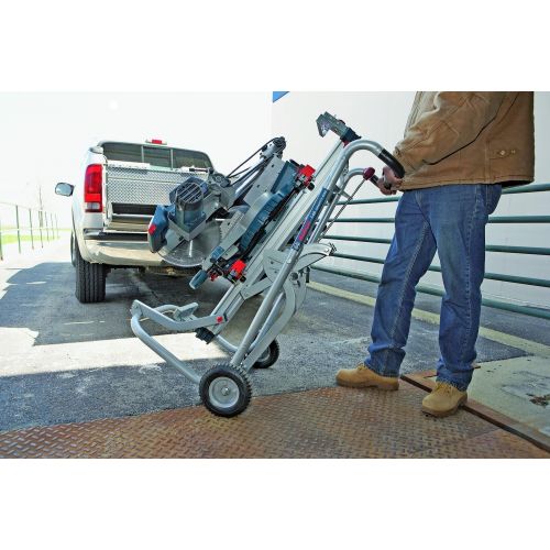  Bosch Portable Gravity-Rise Wheeled Miter Saw Stand T4B