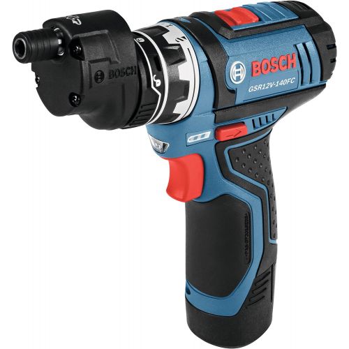  Bosch GSR12V-140FCB22 12V Max Flexiclick 5-In-1 Drill/Driver System with 40-pc Impact Tough Drill Driver Set