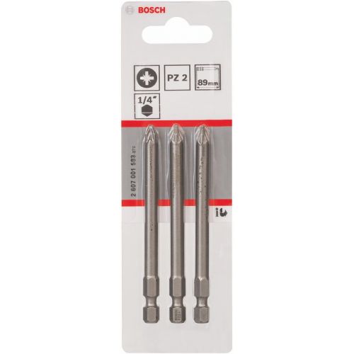  Bosch 2607001583 Extra Hard Screwdriver Bit for Pozidriv Cross Head Screws