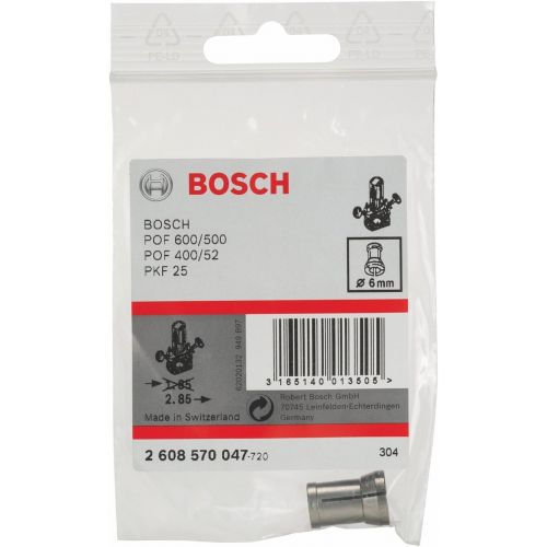  2608570047 BOSCH ROUTERS 6MM COLLET