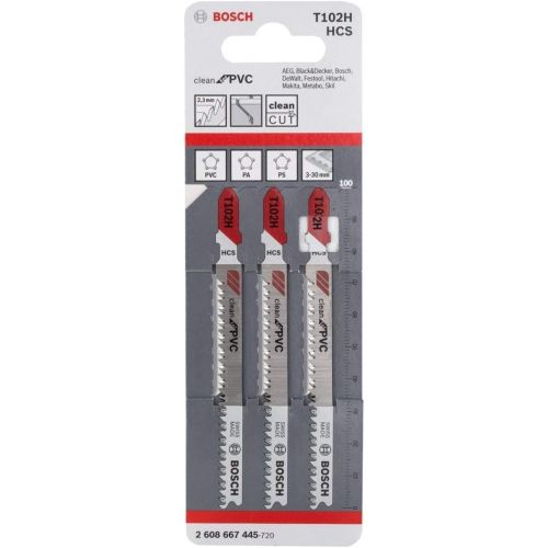  Bosch 2608631010 Jigsaw BladeT 101 A for plastic (5 Piece)