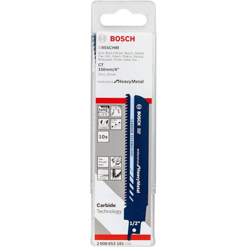  Bosch 2608653181 Saber Saw Blade S 955 Chm 10 Pcs