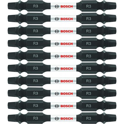  BOSCH ITDESQ325B 2.5 In. Square #3 Double-Ended Impact Tough Screwdriving Bit