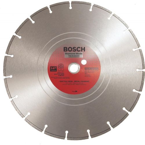  Bosch DB1267 Premium Plus 12-Inch Dry or Wet Cutting Segmented Diamond Saw Blade with 1-Inch Arbor for Iron