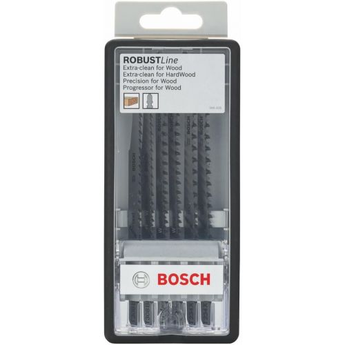  Bosch 2607010572 Jigsaw Blade-SetRobuste-Linie Wood-Expert 6 Pcs