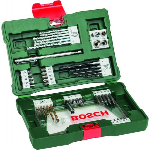  Bosch 2607017314 Drill-/Screwdriver Bit SetV-Line with Tin-Coating 48 Pcs
