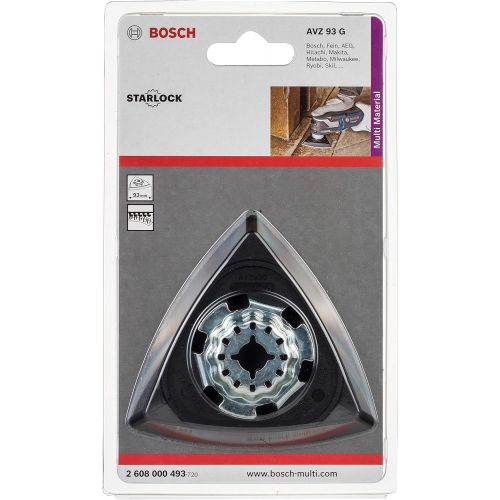  Bosch Professional 2608000493 Sanding Plate, AVI 93 G 93 mm, Ø, Black