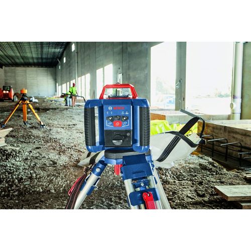  BOSCH REVOLVE2000 GRL2000-40HVK Exterior 2000ft Range Horizontal/Vertical Self-Leveling Cordless Rotary Laser Kit with Tripod, 13ft Grade Rod and Laser Receiver