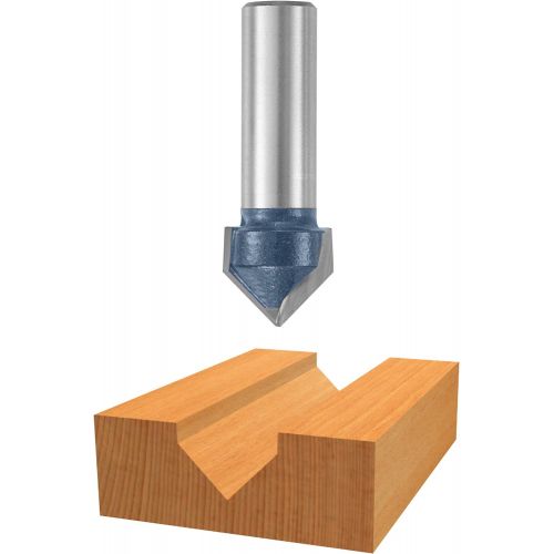  Bosch 84309M 90 degree x 1 In. Carbide Tipped V-Groove Bit