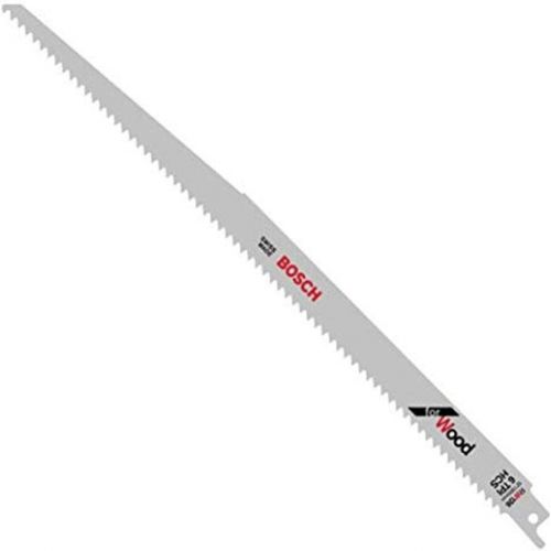  BOSCH RW126 5-Piece 12 In. 6 TPI Wood Reciprocating Saw Blade