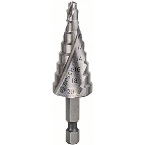  Step Drill Bosch Steel Rapid for Metal HSS 4-20mm HEX