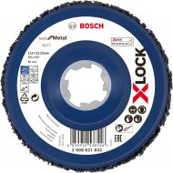Bosch Professional 2608621832 X-Lock Cleaning Disc N377 (Metal and Stainless Steel, Ø 115mm, Accessories for Angle Grinders)