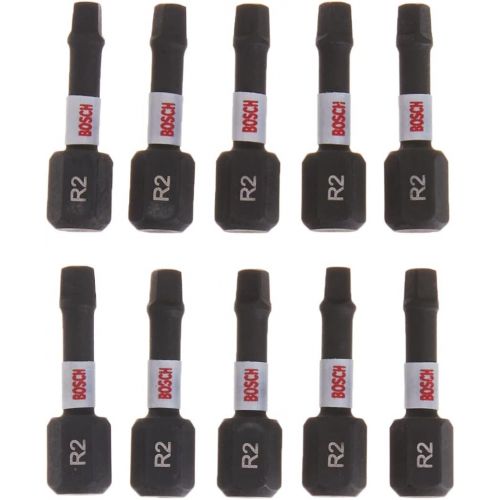  BOSCH ITSQ21B Impact Tough 1 In. Square #2 Insert Bits