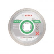 Bosch Professional Diamond Cutting Disc Standard for Ceramic (for Tiles, X-LOCK, Disc Diameter 115 mm, Bore Diameter 22.23 mm, Thickness 1.6 mm, Accessories Angle Grinder)