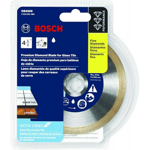  BOSCH DB4569 4-1/2 In. Premium Continuous Rim Diamond Blade