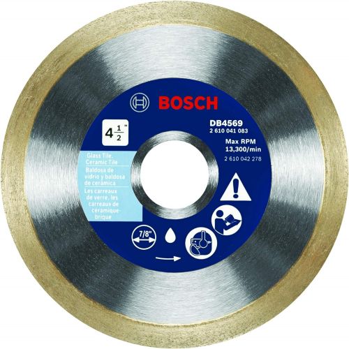  BOSCH DB4569 4-1/2 In. Premium Continuous Rim Diamond Blade