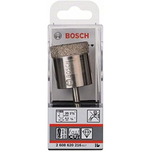  Bosch 2608620216 GTR Diamond Hole Cutter, M35, 7.2mm Ø, Silver