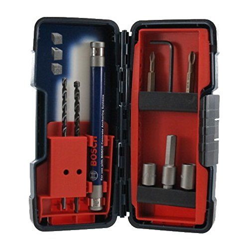  BOSCH Concrete Screw Drill Kit (9 Piece Set)